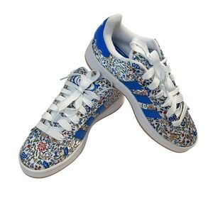 Adidas Campus 00s Liberty London Floral Blue Gum Sole Sneakers JS3805 Size 6